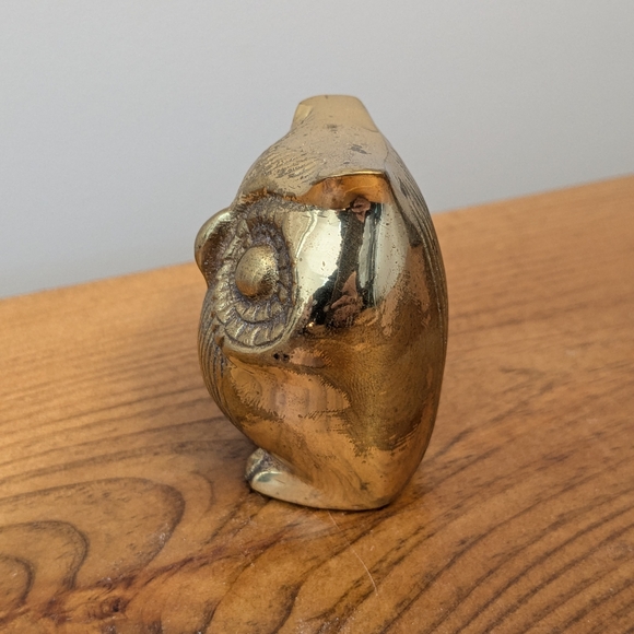 Vintage Brass Owl Figurine 🦉 - Picture 4 of 13